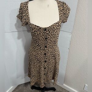 Holster animal print dress